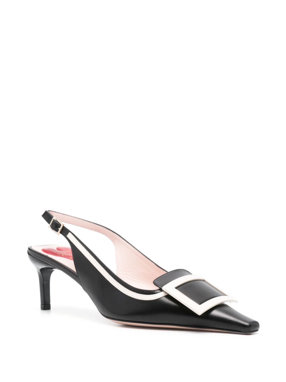 Roger Roger Vivier Viv 'Canard Leather Slingbackポンプ - Image 5