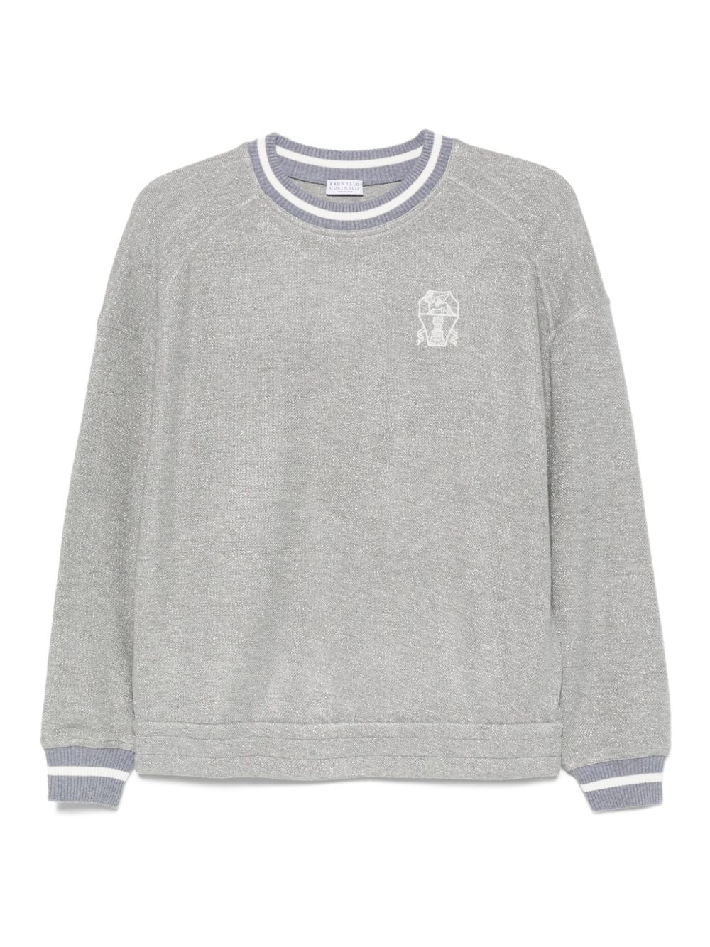 Brunello Cucinelliロゴコットンスウェットシャツ - Image 5