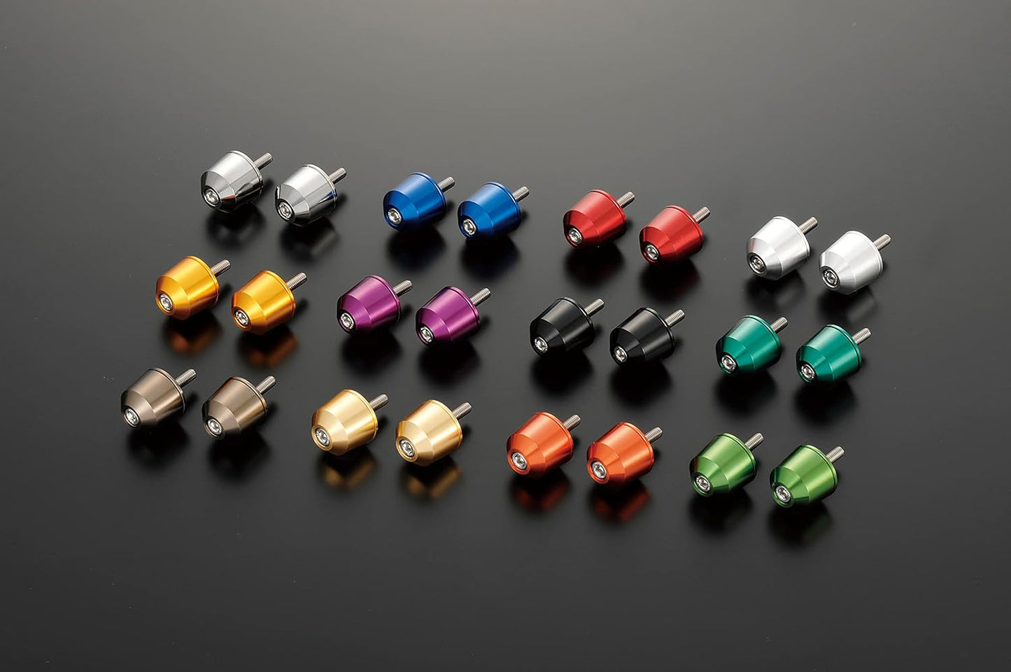 POSH Motorcycle Supplies Handlebar End Solid Bar End Honda/Suzuki Genuine Handle M6 Type (Outer Diameter 1.1 inches (29.mm) CB1300SF/SB | CT125 Hunter Cub Red 031176-02-10 Bar End Cap