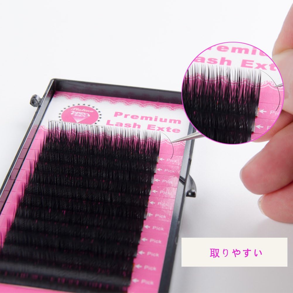 Sable Eyelash Extensions, D Curl, 0.06 inch (0.15 mm), 0.04 inch (11 mm), Single (Specified Length), 12 Rows [Approximately 3,000 Pieces] Matsueku (D 0.15, 11 mm)