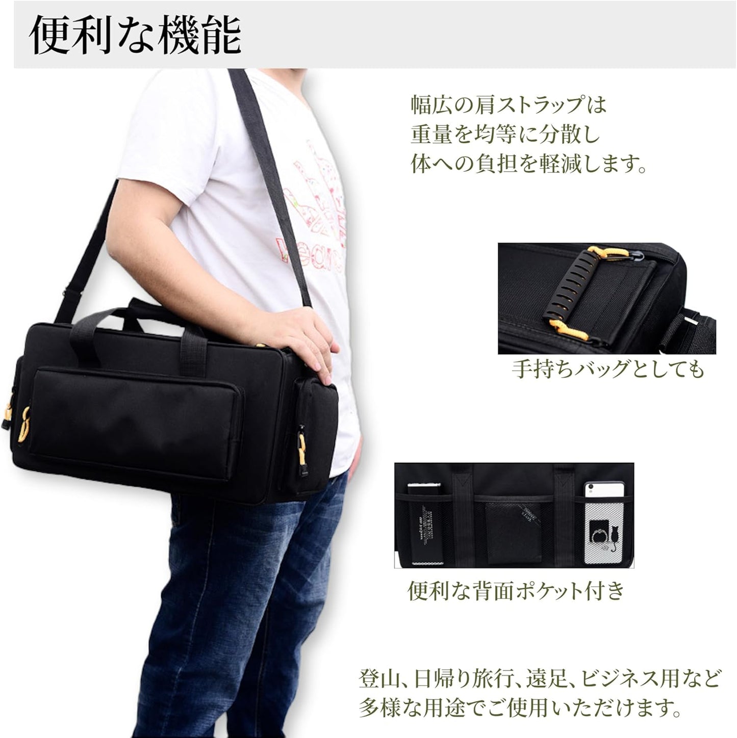 Camera Bag, SLR Camera Case, High Function, Shoulder Bag, Lens Storage, Camera Backpack, NX 100/200, NX3, NX5R, HM360 Compatible, M size, Stylish, Outdoor, Mirrorless, Mountaineering, Compact, Canon