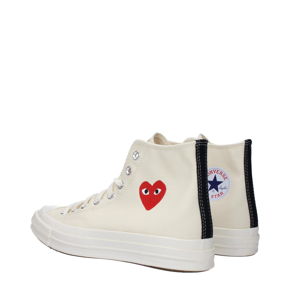 Comme Comme DesGarçonMen'S コンバーススニーカーファブリックベージュ/ミルク - Image 5