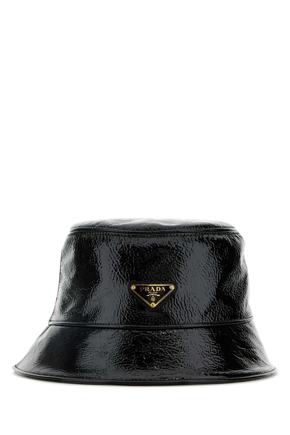 Prada プラダブラックナプラックバケットハット - Image 5