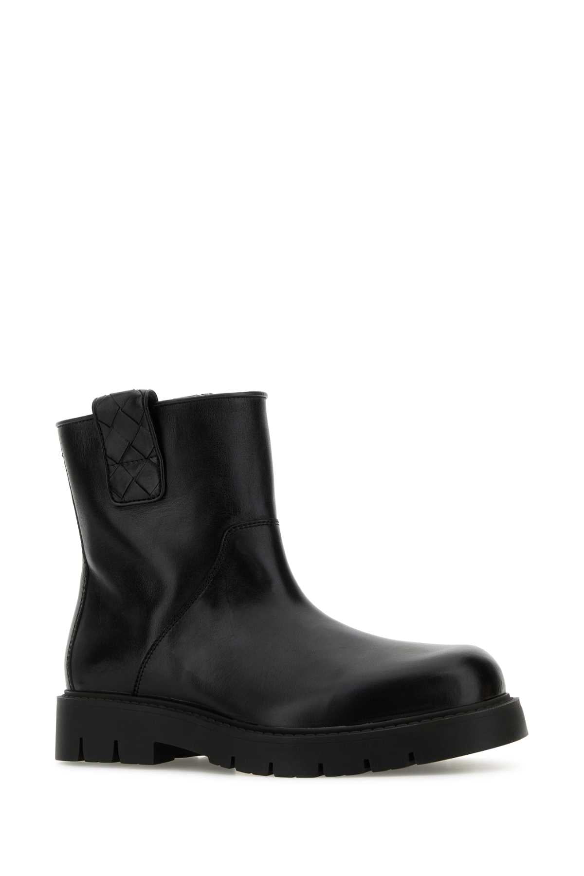 Bottega Bottega Veneta Black Leather Haddock Ankle Boots - Image 5