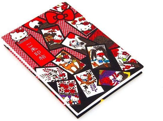 ハローキティ御朱印帳【花かるた】 蛇腹タイプ