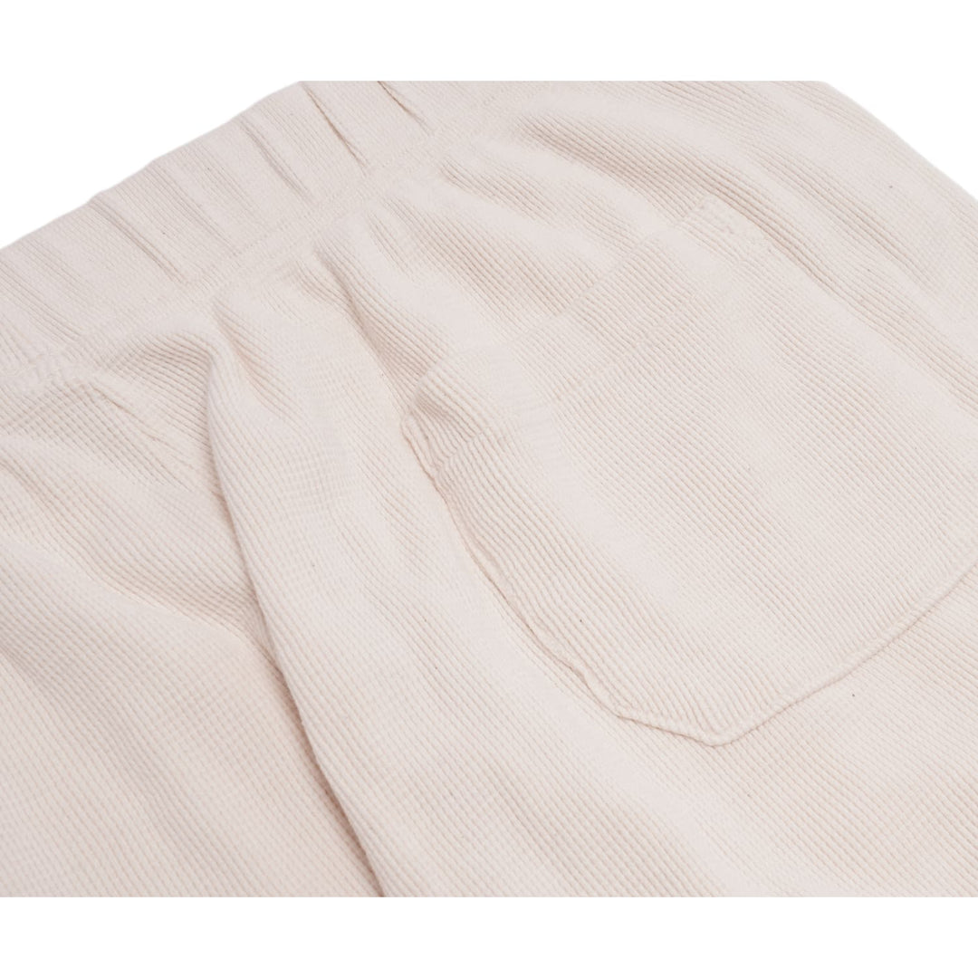 CHROME HEARTS 'CREAM' WAFFLE THERMAL PANTS