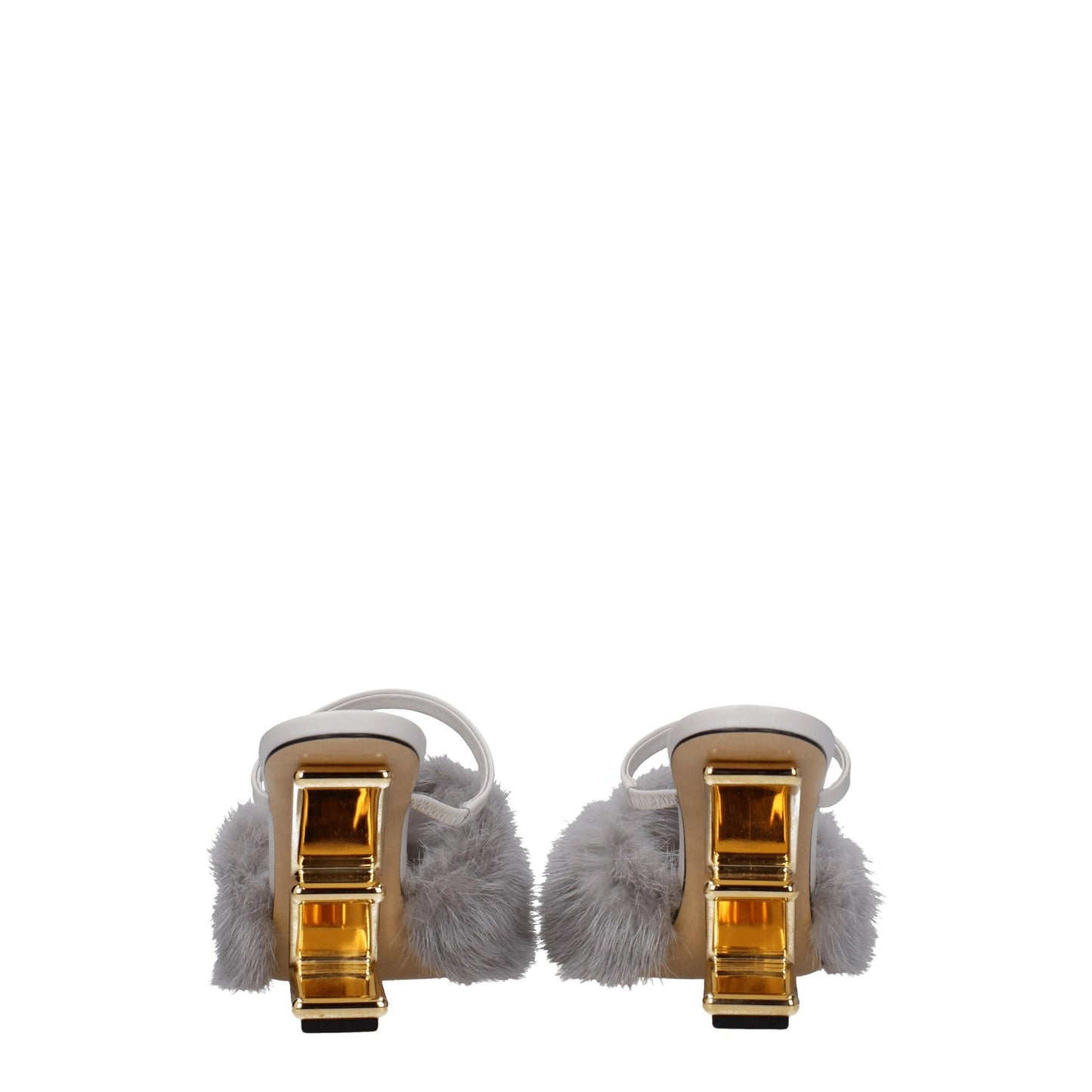 Fendi フェンディサンダルファースト女性ミンクグレー/ライトグレー - Image 5