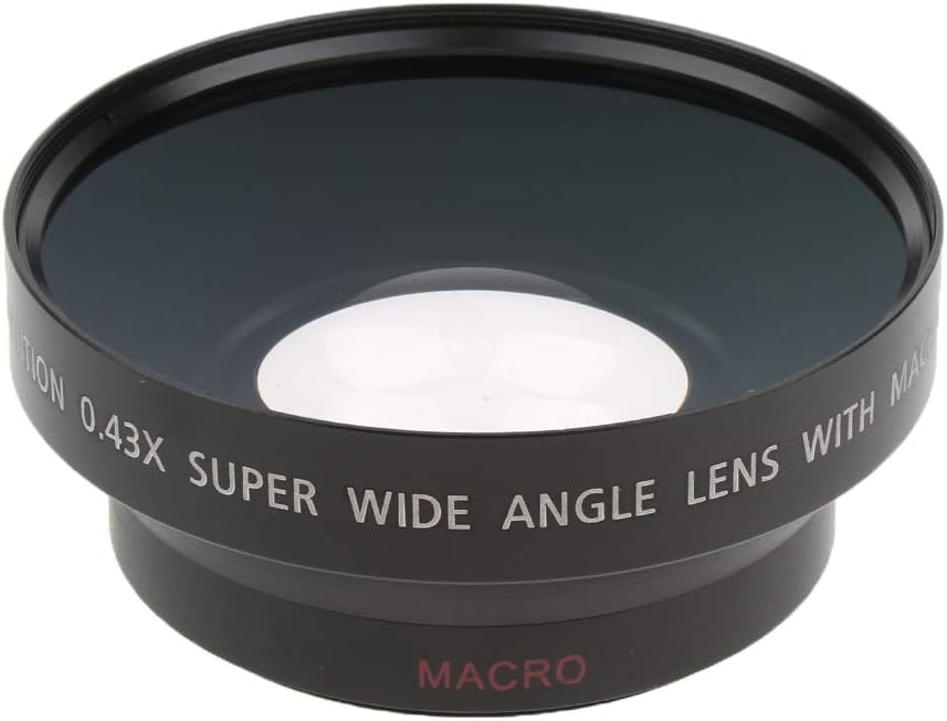 KESOTO 0.43X 62mm Wide Macro Lens Conversion Lens for Sony Canon Nikon Cameras
