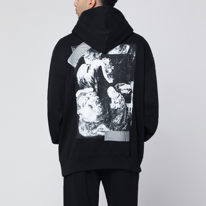Off Off White™ Black Cupid Tape Skate Hoodie - Image 5