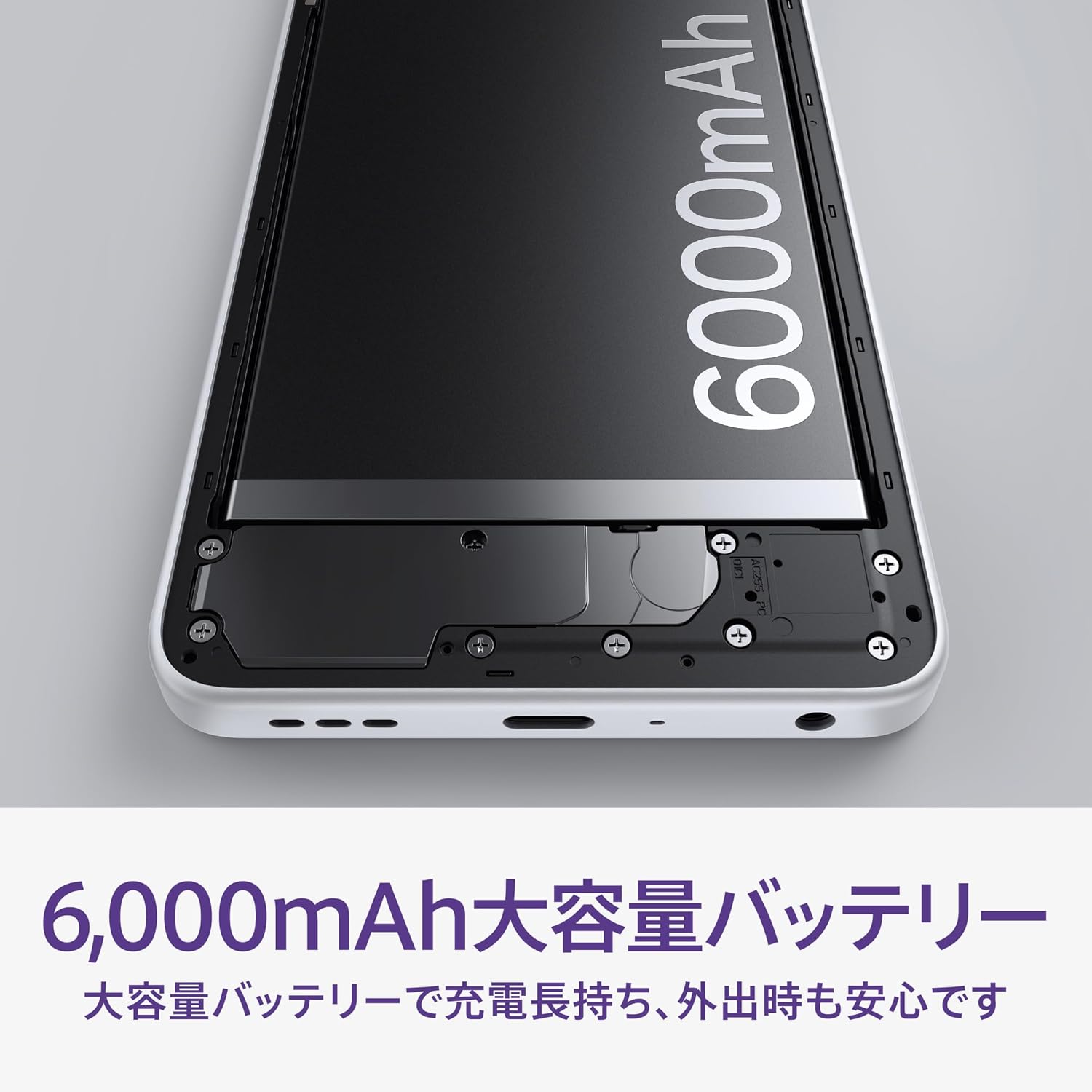 OPPO A5x Smartphone Body White CPH2725 [Official Japanese Distributor] Sim Free Smartphone