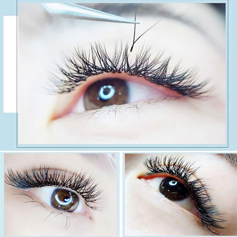 Eyelash EE-120 Eyelash Extensions Exclusive Fake Mink Lash Extensions Light Soft Eyelash Extensions Special Y Type 0.05 Curl C Length 8-12mm Mixed Black Black