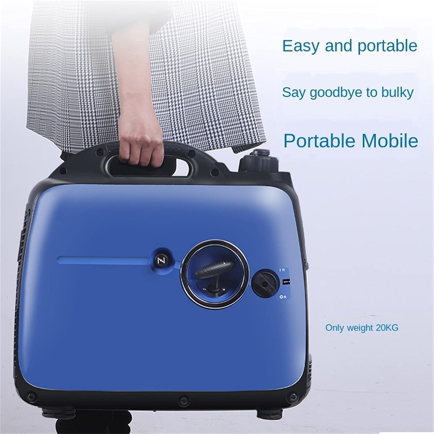 Gasoline Generator Household Outdoor Portable Charging 3KW Frequency Conversion Electric Engine Gasoline Generator