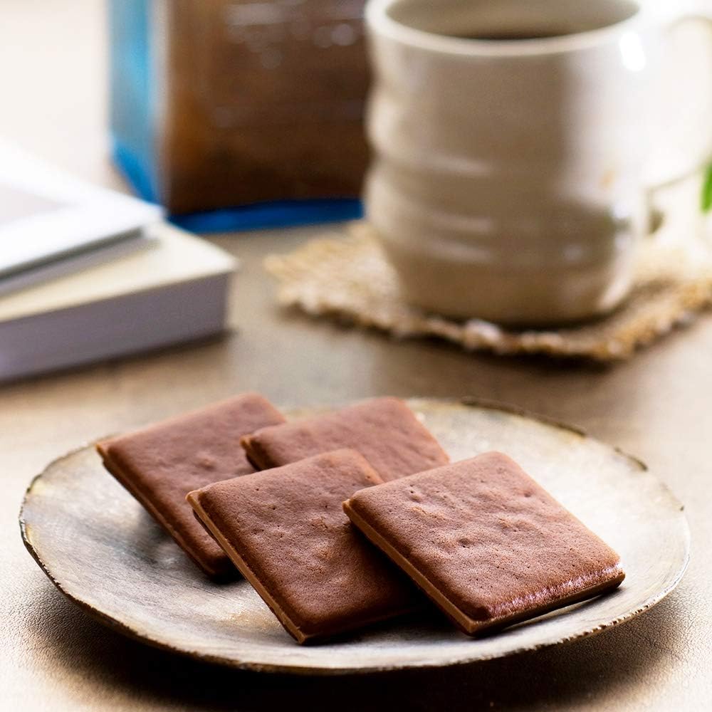 Konditorei Kobe Langdosha Milk Chocolate Cookies, 9-Piece Set, Popular, Pre-order, Individually Wrapped, Souvenir, Gift, Present, Sweets [Delicate sweetness of bittersweet cocoa dough and milk