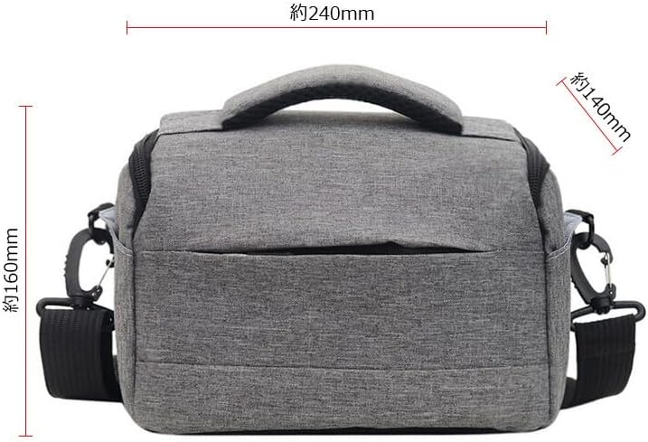 CYBERGARAGE COOLPIX P1100 REF Camera Bag, Men's, Camera Bag, Shoulder Handbag, Shoulder Strap, Compatible with DSLR and Lens Storage, Camera Case, Camera Bag, Belt Loop, Nikon Coolpics P1100, SLR