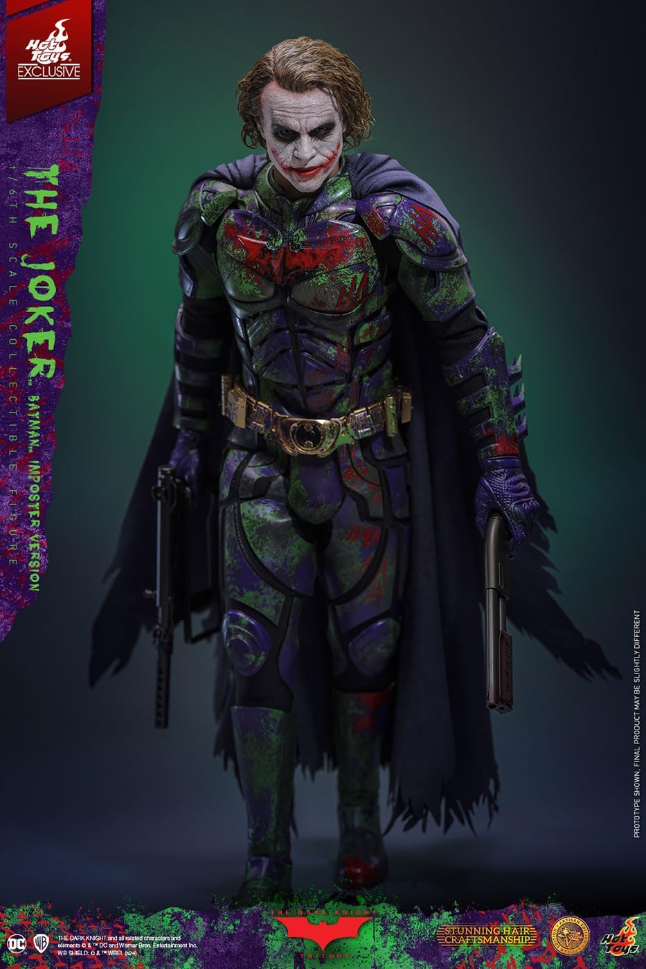 HOT TOYS The Dark Knight 1/6 Joker (Batman In Poster Artisan Version) Action Figure