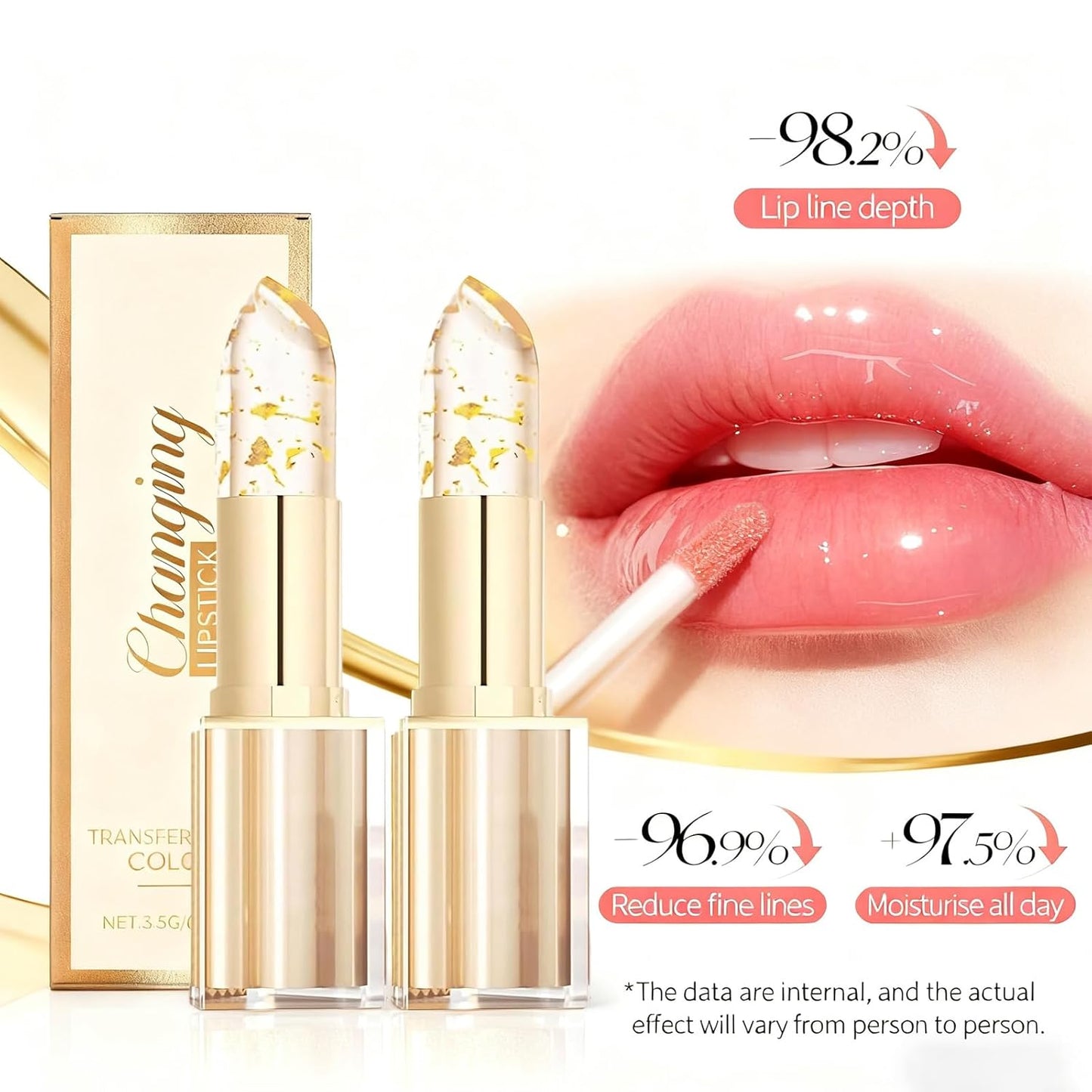 Sulily 2 lápices labiales que cambian de color, lápiz labial adaptable a la piel, lápiz labial transparente que cambia de color, lápiz labial Ph que cambia de color, brillo labial de larga duración e hidratante, regalos de cumpleaños para mujeres