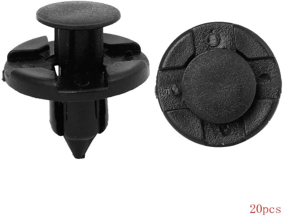 KOZEEY日産用 ホール リベット ファスナー 泥フラップ バンパー フェンダー クリップ 8mm 20個