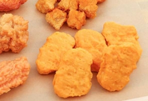 speed mao Real Like Nugget Food Sample Food Model Set of 6