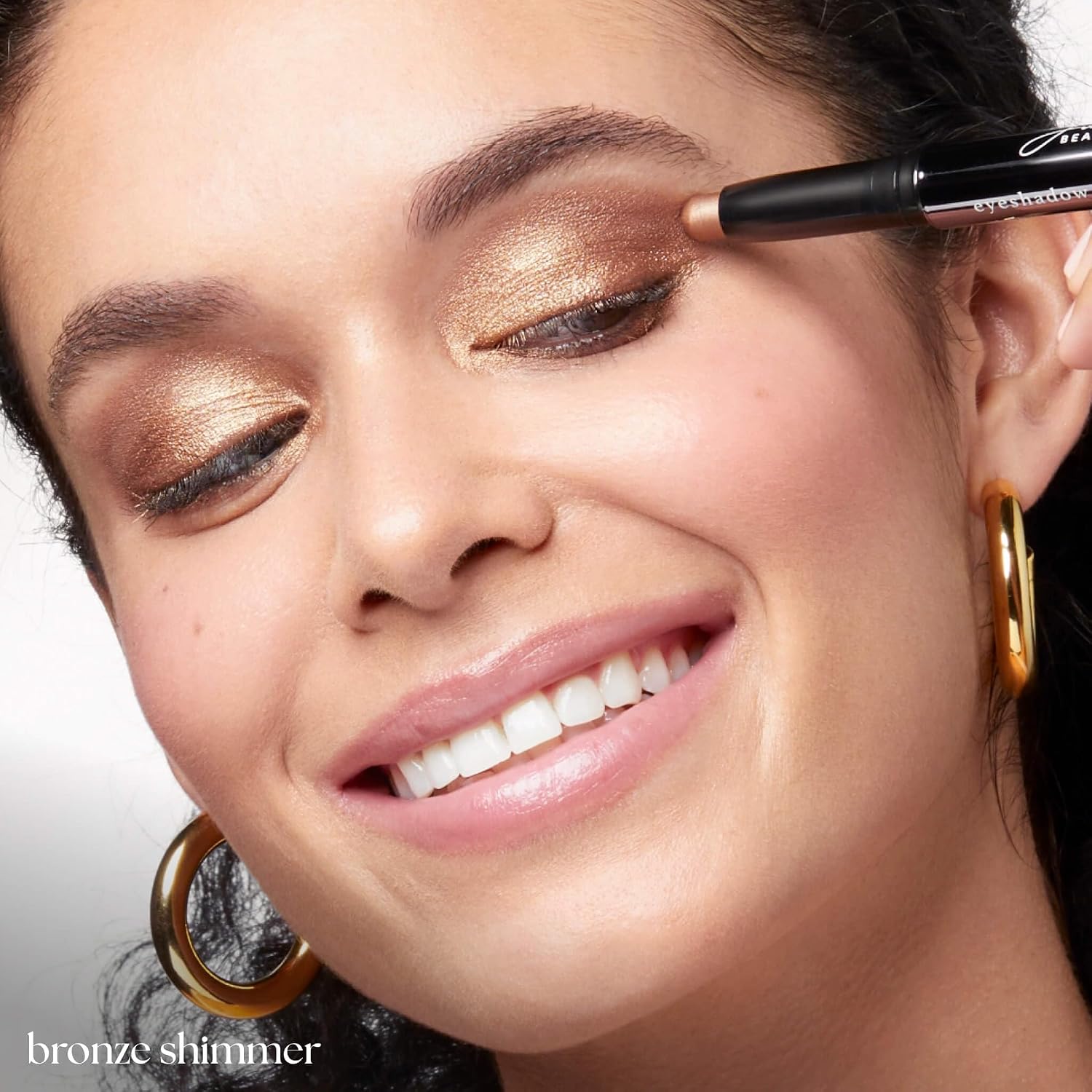 Julep Eyeshadow 101 Cream-to-Powder Waterproof Eyeshadow Stick – Bronze Shimmer – Long-Lasting, Buildable, Crease-Proof, Cruelty Free, Shimmer Finish with Built-In Smudger