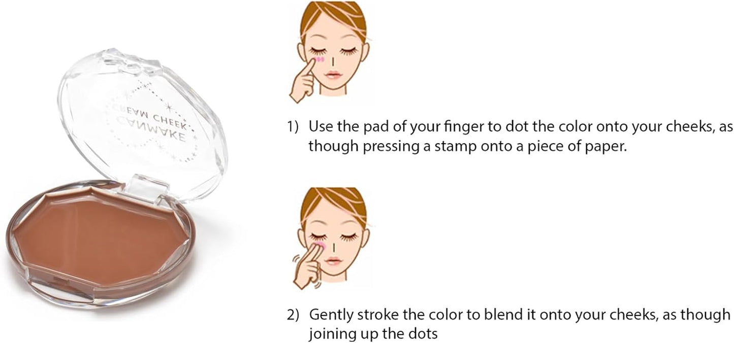 Canmake Cream Cheek Blush 0.08 oz (2.3 g)