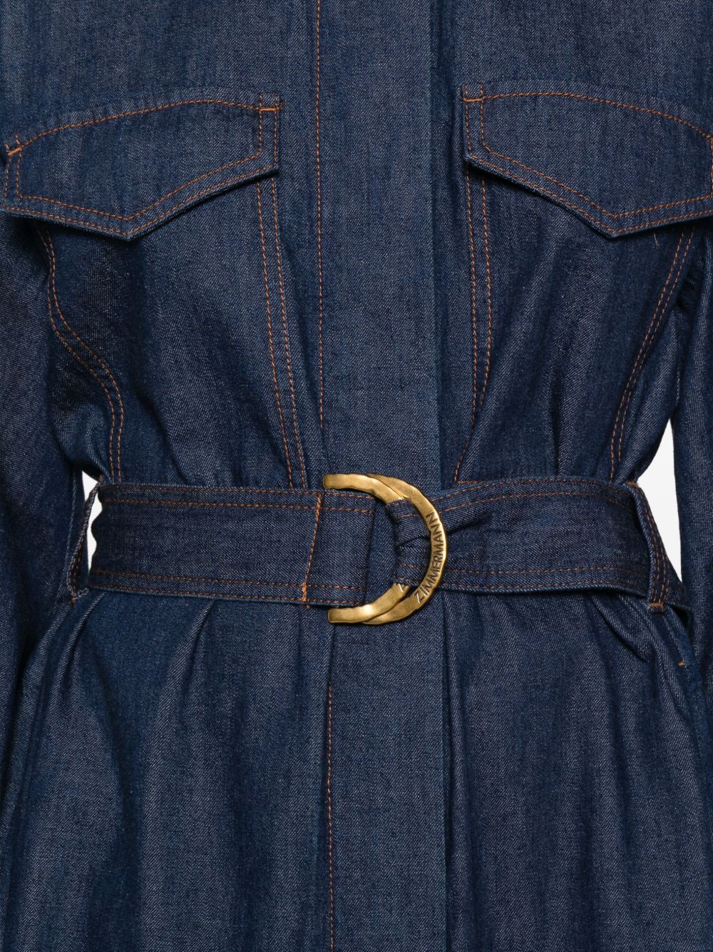 Zimmermann Zimmermann Denim Midiドレス - Image 5