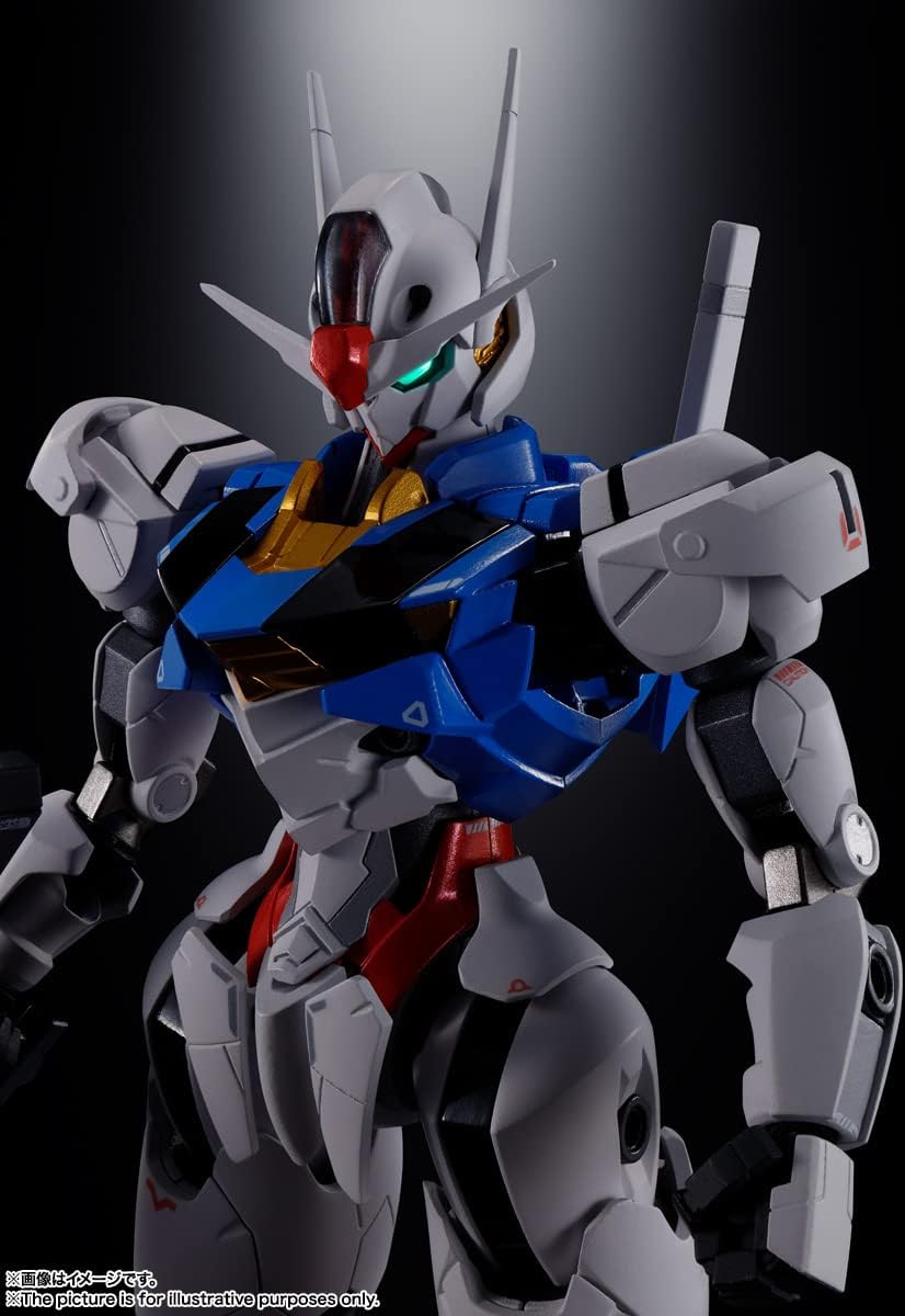 TAMASHII NATIONS Super Alloy Mobile Suit Gundam: Witch from Mercury Gundam Aerial Approx. 7.1 inches (180 mm), ABS & PVC & Die-cast, Pre-painted Action Figure