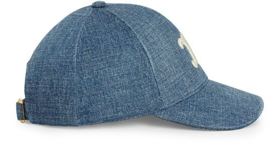 CELINE Baseball cap triumph in denim - Image 5