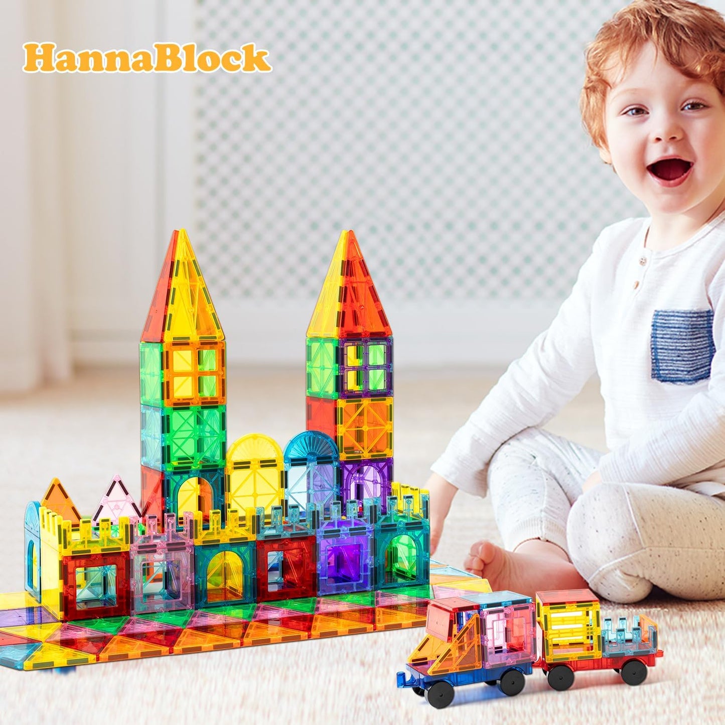 110 Pcs Magnetic Building Blocks Magnet Toys Children Educational Toys Magnet Blocks Magnetic Toys Birthday Present Christmas Gift