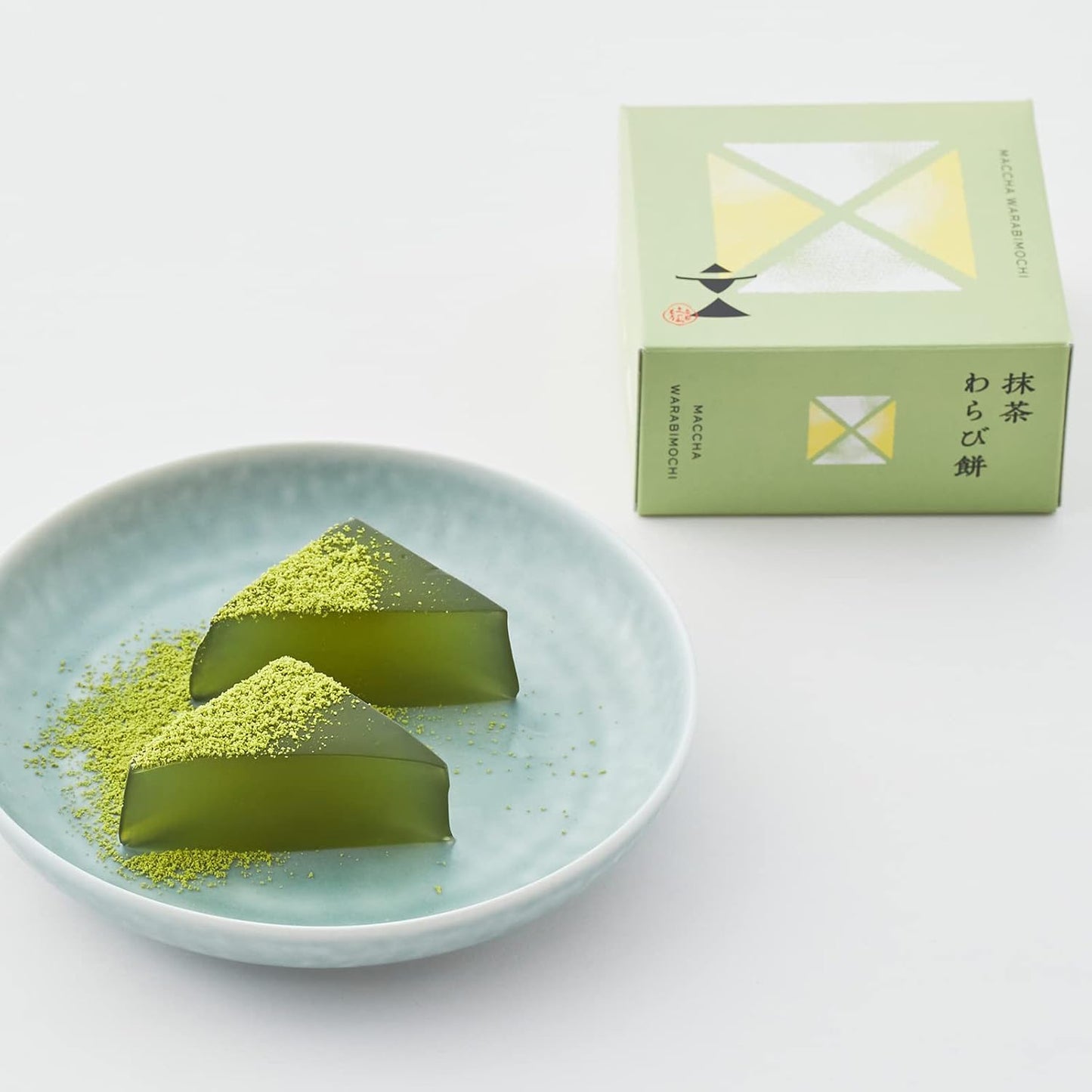 Bunnosuke Chaya Warabi Mochi 2-Type Set (Wakayama Sugar・Matcha) (116g×2 pieces)