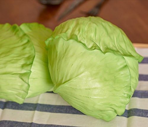 Lifelike Real Vegetable Model Food Model for Food Sample, Interior Display and More Cabbage 1 Piece