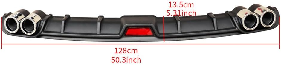 Toyota Camry 70 Series Camry 10th Generation Rear Diffuser Rear Bumper Spoiler ABS Rear Spoiler Under Panel 4 Tail Rear Bumper Spoiler Diffuser Lightweight Aero DIY Accessories Custom Exterior Parts