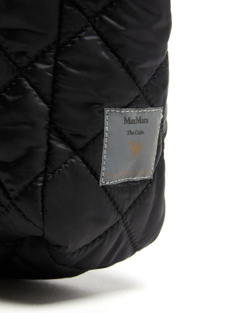 MAX MARA Arianna quilted coat & tote bag - THE CUBE - Image 5