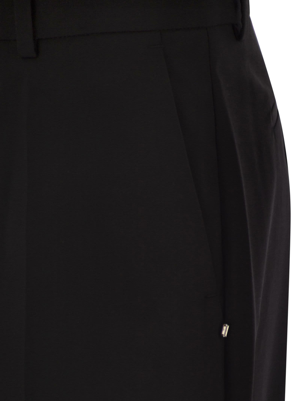 Sportmax SportMax格納庫の純粋なウールフレアズボン - Image 5