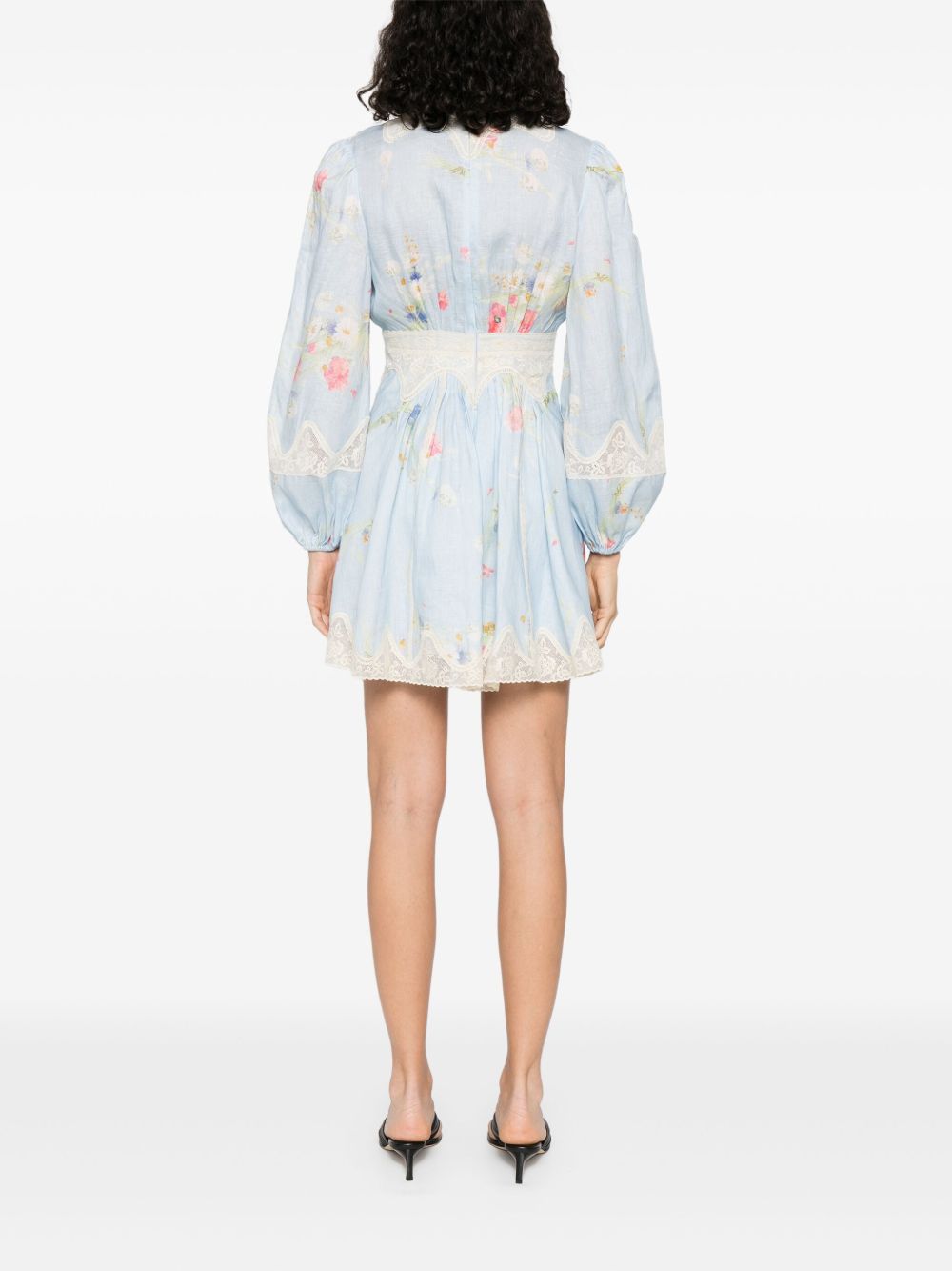 Zimmermann Zimmermann Lucky Linen Mini Dress - Image 5