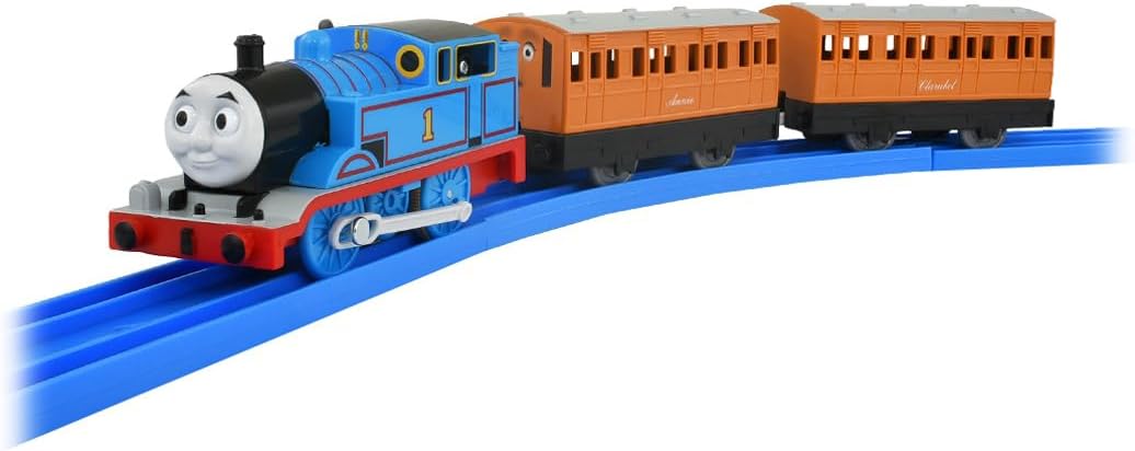 タカラトミー 『 プラレール きかんしゃトーマス ベーシックセット 』 電車 列車 おもちゃ 3歳以上 玩具安全基準合格 STマーク認証 PLARAIL TAKARA TOMY