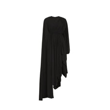 Balenciaga 弓と青いプリントを備えたバレンシアガミディドレス - Image 5