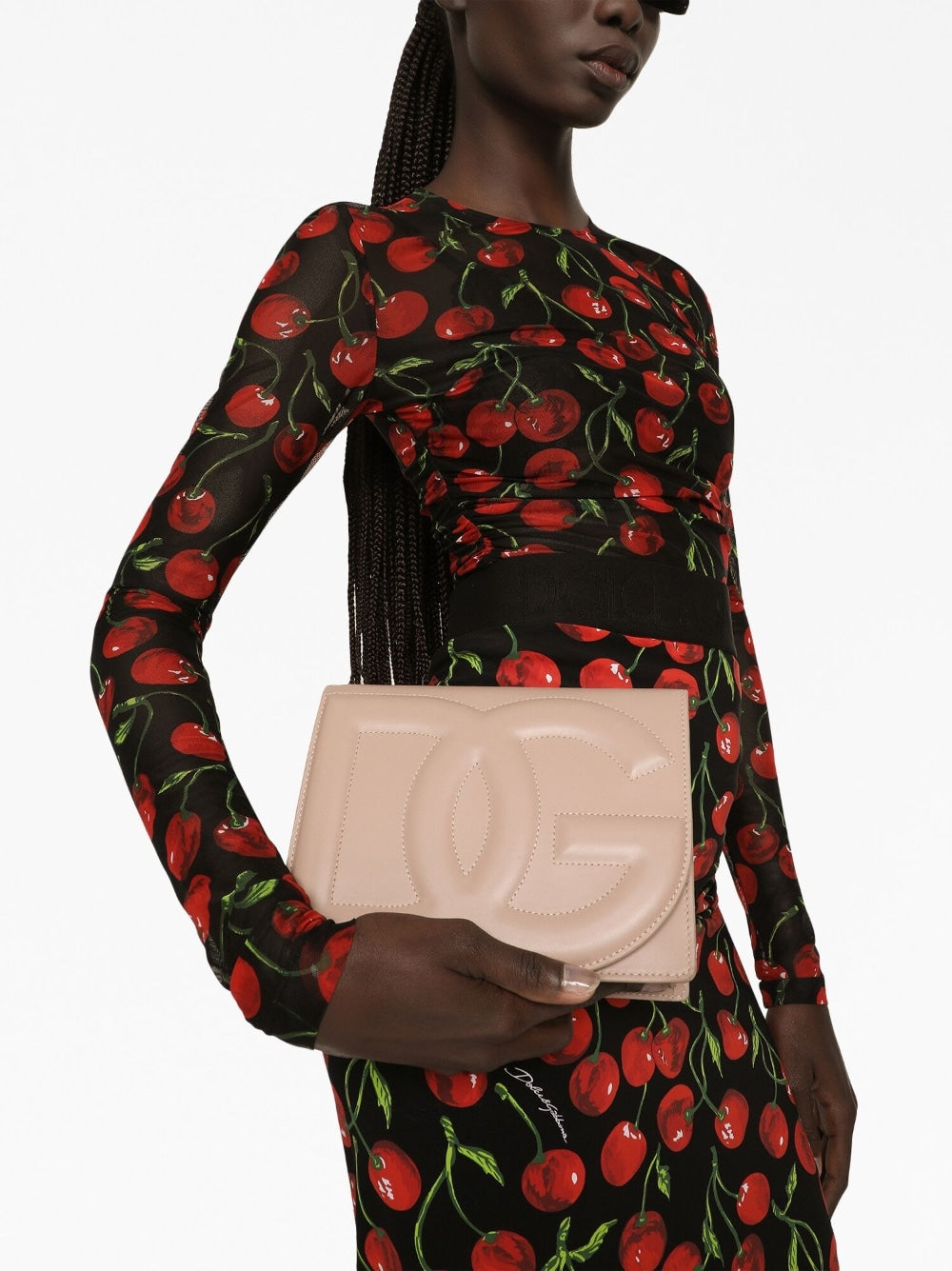 Dolce  Gabbana ドルチェ＆ガッバーナDGロゴレザークロスボディバッグ - Image 5