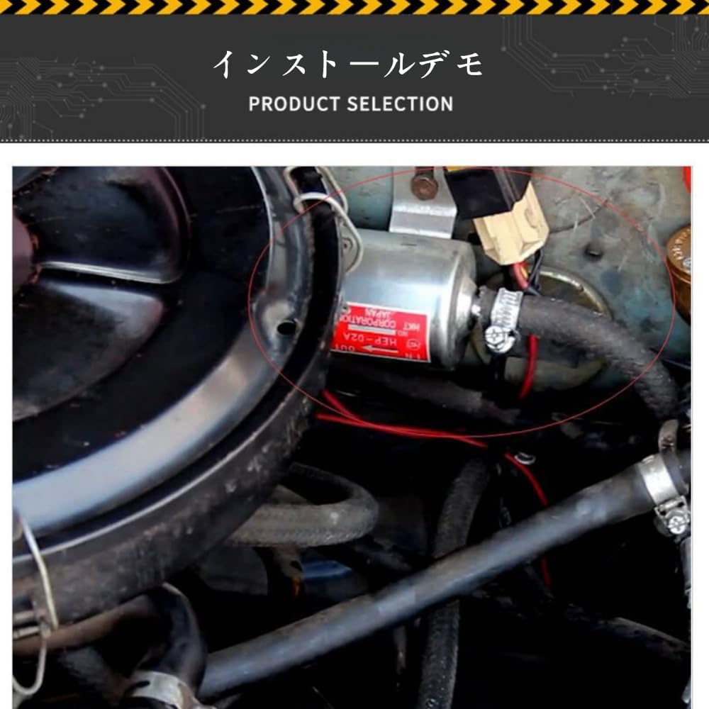 Zxm汎用 12V /24V電磁 燃料ポンプ フューエルポンプ 取りつけボルトΦ8mm軽自動車 自動車 船 旧車の補修 キャブ車 建機 農機具 (ゴールド 24V)