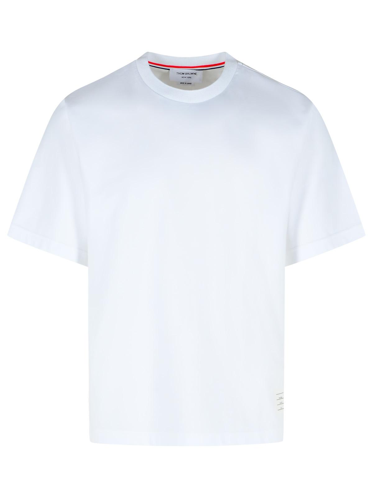 Thom Thom Browne White Cotton T Shirt - Image 5