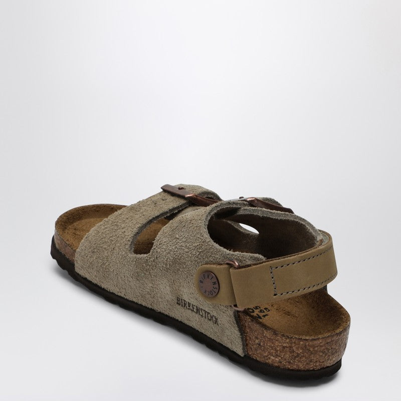 Birkenstock Birkenstock Milano Taupe Suede Sandal - Image 5