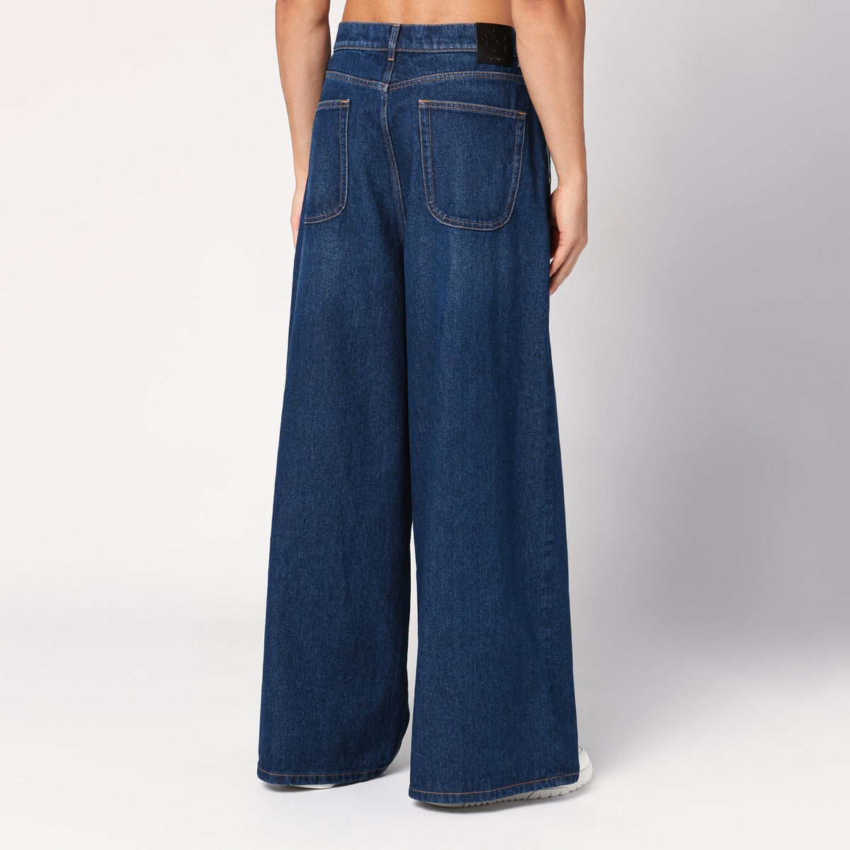 Off Off White™ Blue Wide Denim Jeans - Image 5