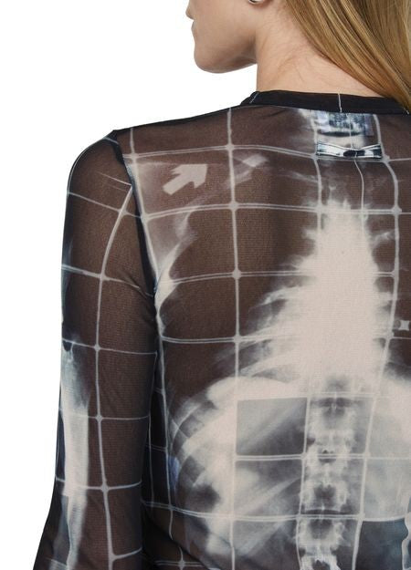 JEAN PAUL GAULTIER squeletor メッシュ混 長袖トップス - Image 5