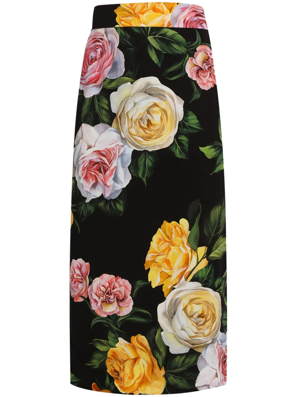Dolce  Gabbana フローラルプリント付きのドルチェ＆ガッバーナミディスカート - Image 5