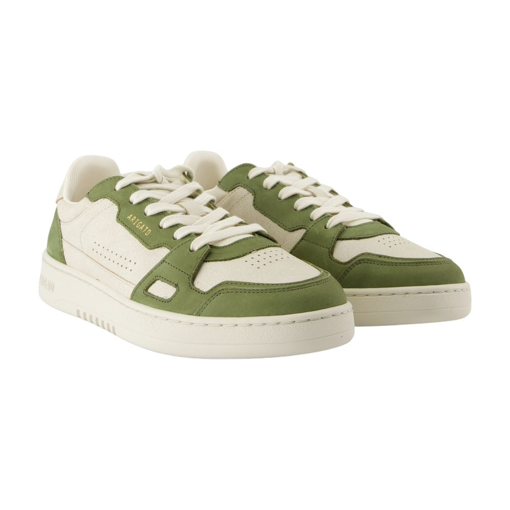 Axel ダイスロースニーカーAxel Arigato Leather Beige/Green - Image 5