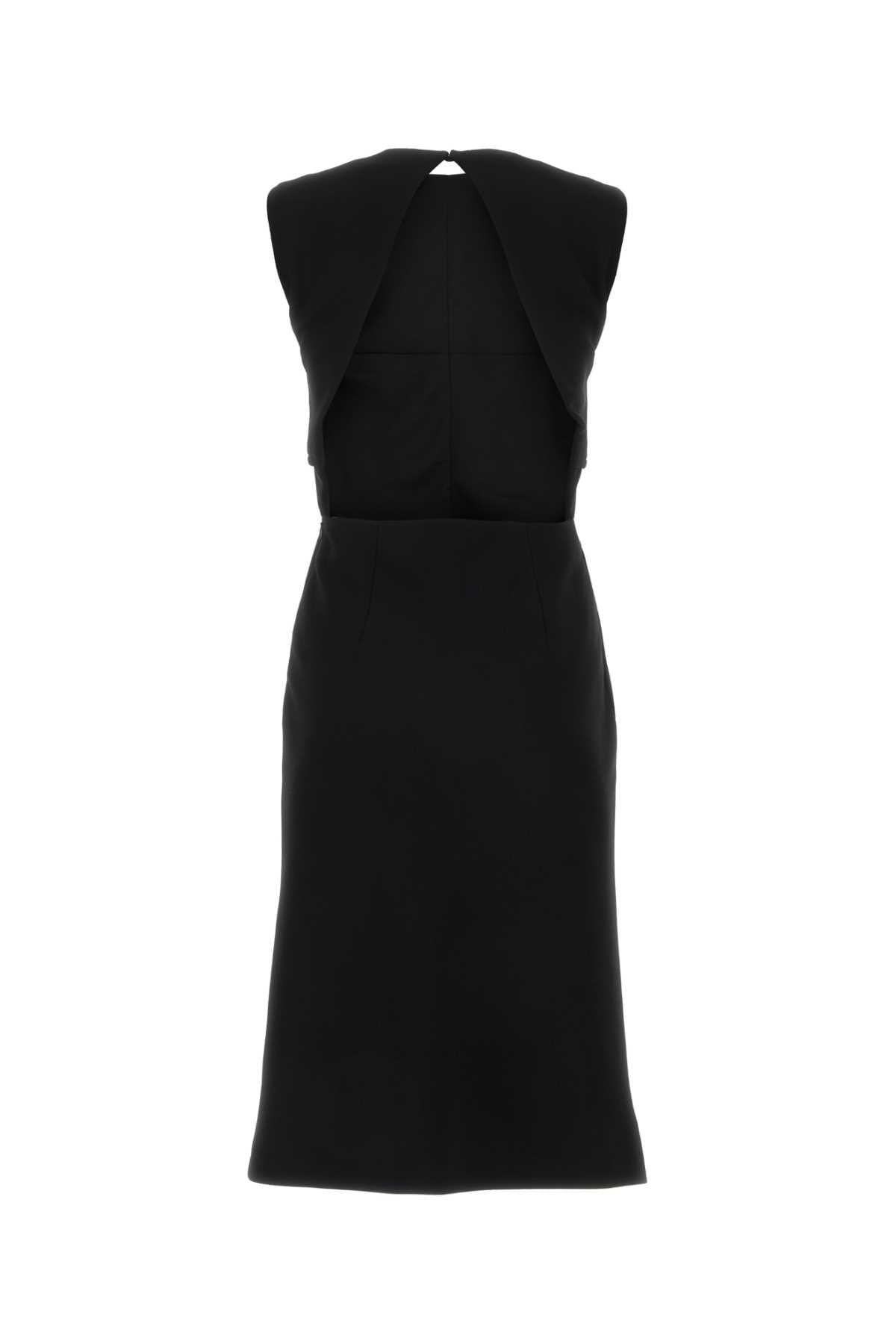 Sportmax SportMax BlackストレッチポリエステルMIRTOドレス - Image 5