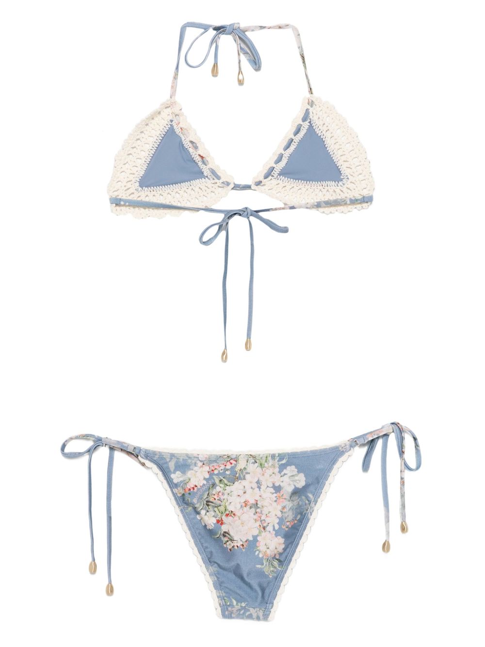 Zimmermann Zimmermann Cascadianかぎ針編みビキニセット - Image 5