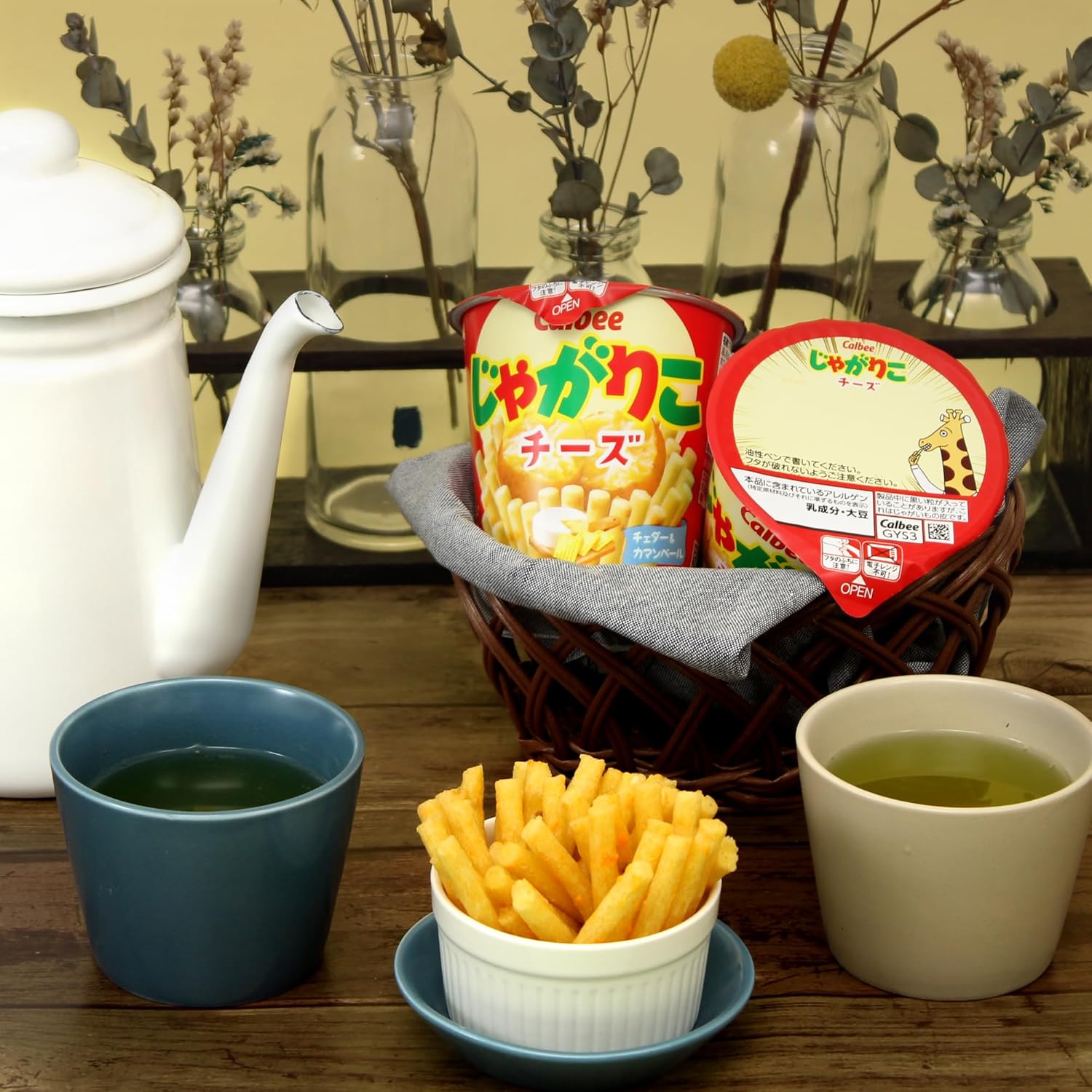 Calbee Jagarico Cheese Large Size 2.3 oz (66 g) x 12 Packs