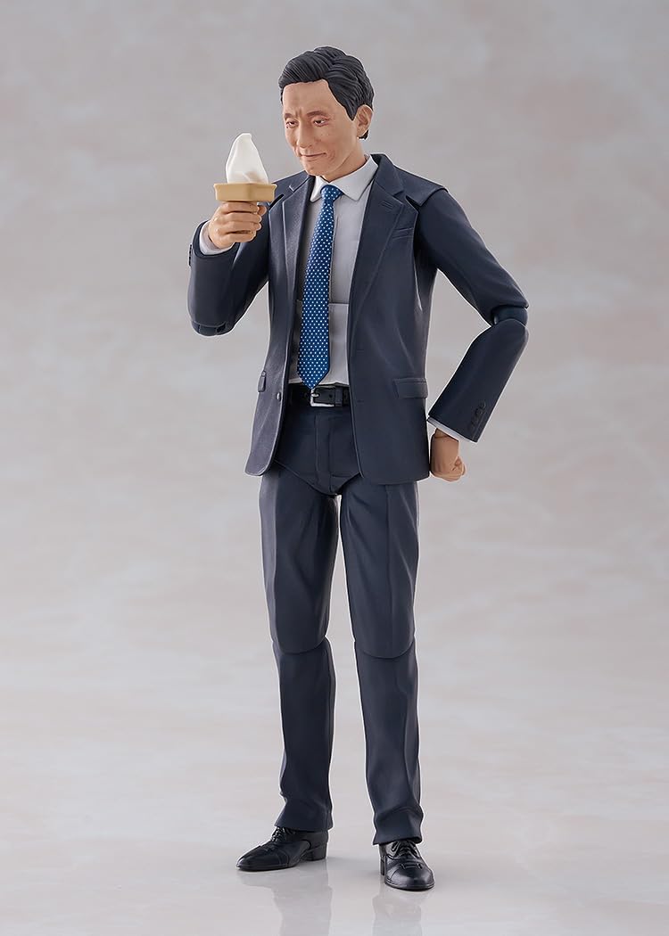 Max Factory figma The Solitary Gourmet Inogashira Goro Matsushige Yutaka ver. Renewal Version Nostalgic Set Meal Restaurant Set Non-scale Plastic Pre-painted Articulated Figure