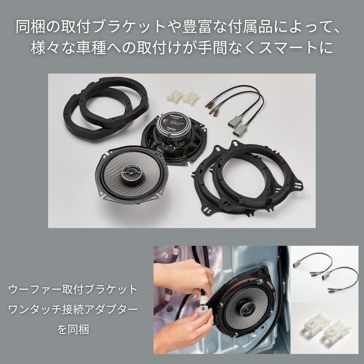 Pioneer Speaker TS-F1750 17cm Custom Fit Coaxial 2-Way High Resolution Compatible Carrozzeria