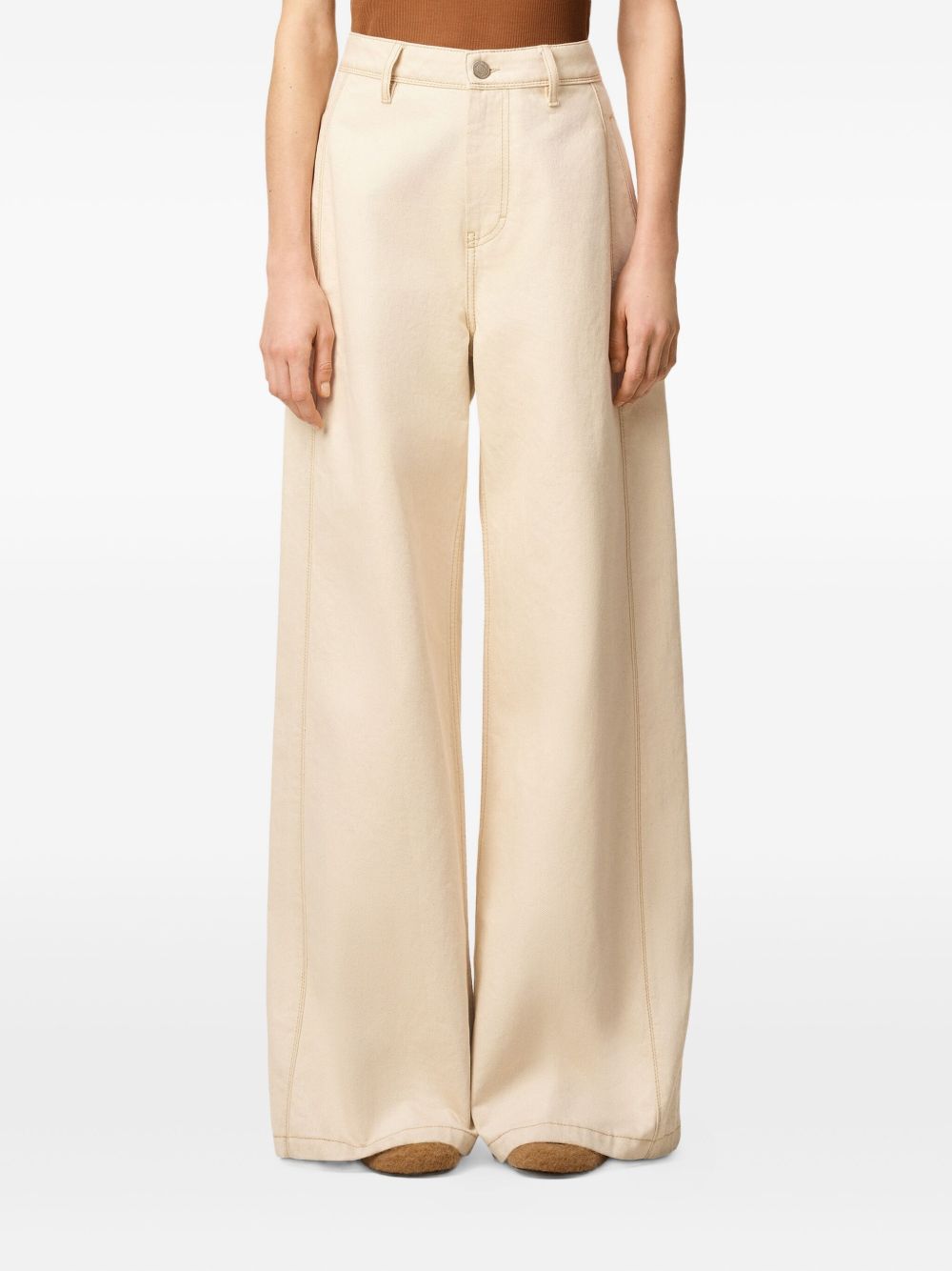 Ami Paris アミパリスーパーワイドデニムジーンズ - Image 5